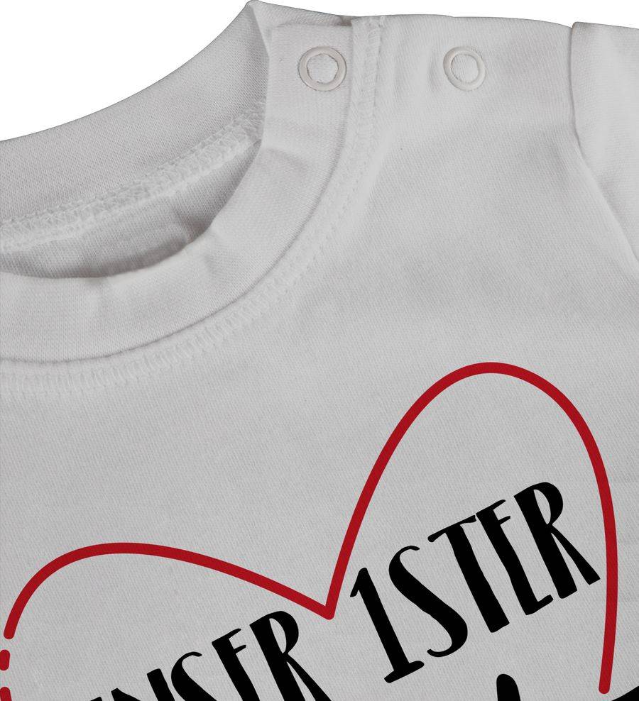 Shirtracer Unser Erster Vatertag - Rot: Tshirt Rucksack Shirtracer