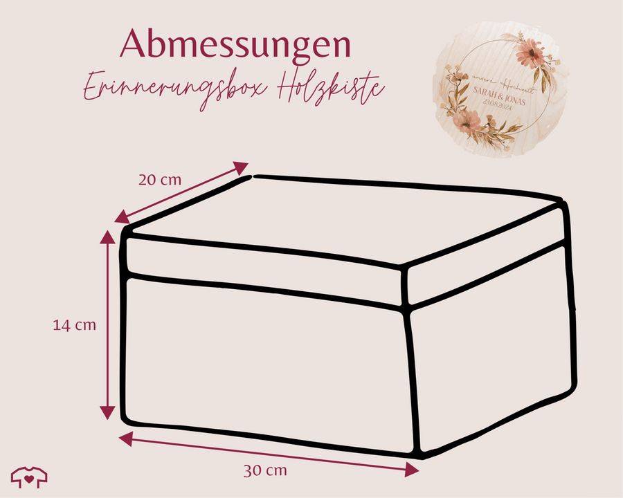Shirtracer Unsere Hochzeit Hochzeitskartenbox Hochzeitsbox Kartenbox Hochzeit Shirtracer