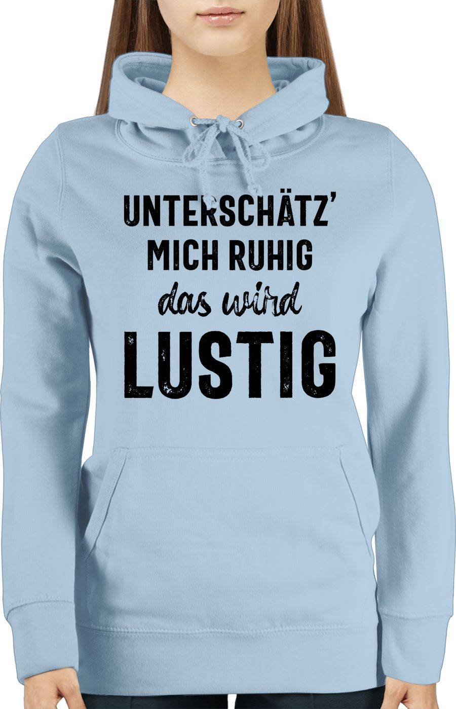 Shirtracer Unterschätz' Mich Ruhig Das Wird Lustig Schwarz: Tshirt Gym Bag Shirtracer