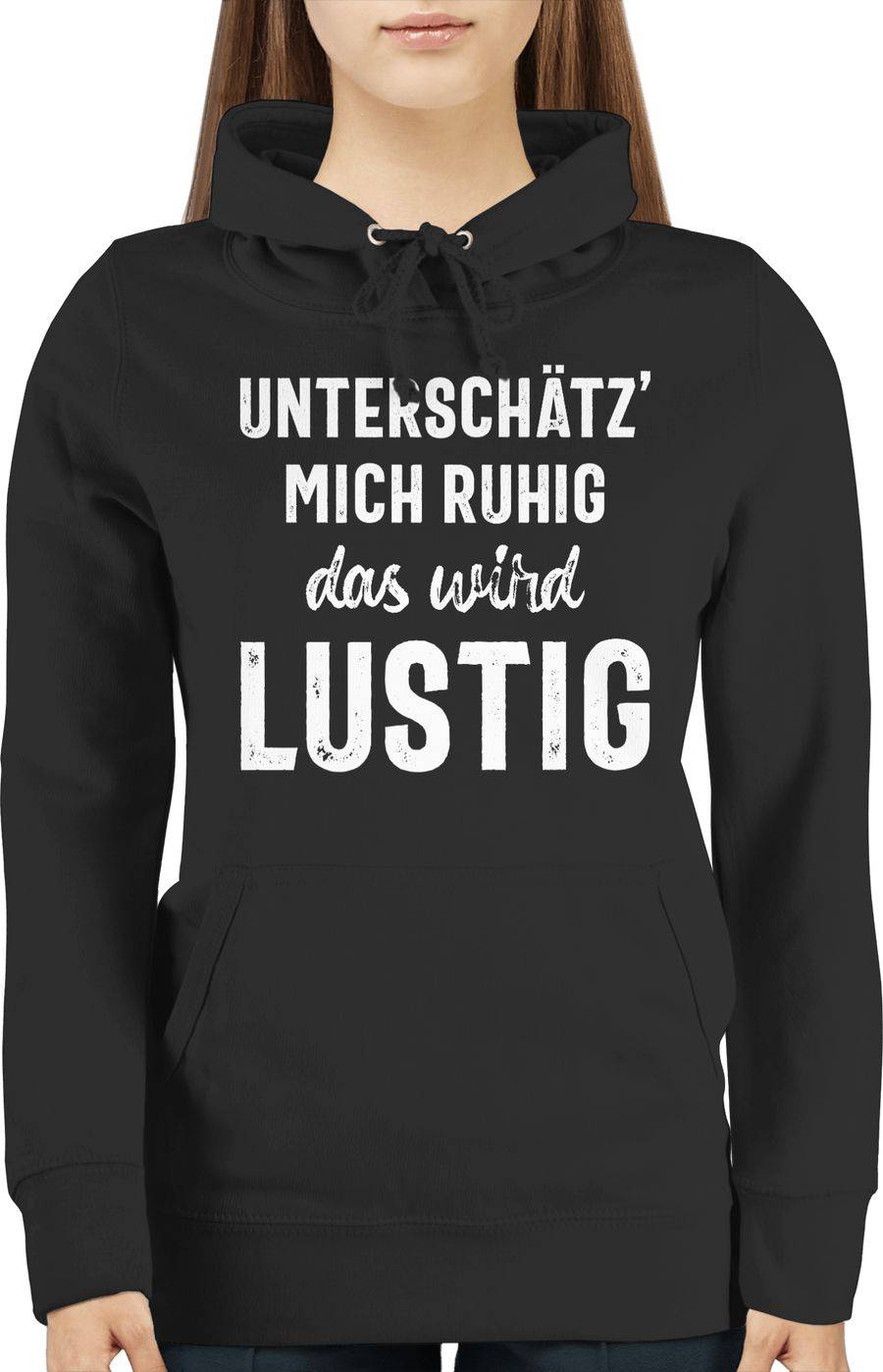 Shirtracer Unterschätz' Mich Ruhig Das Wird Lustig: Tshirt Rucksack Shirtracer