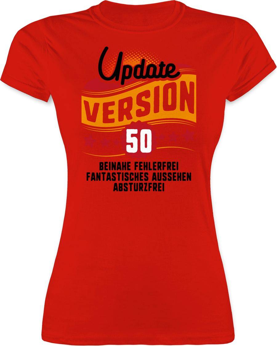 Shirtracer Update Version Fünfzigster dunkel: Tshirt Turnbeutel Shirtracer