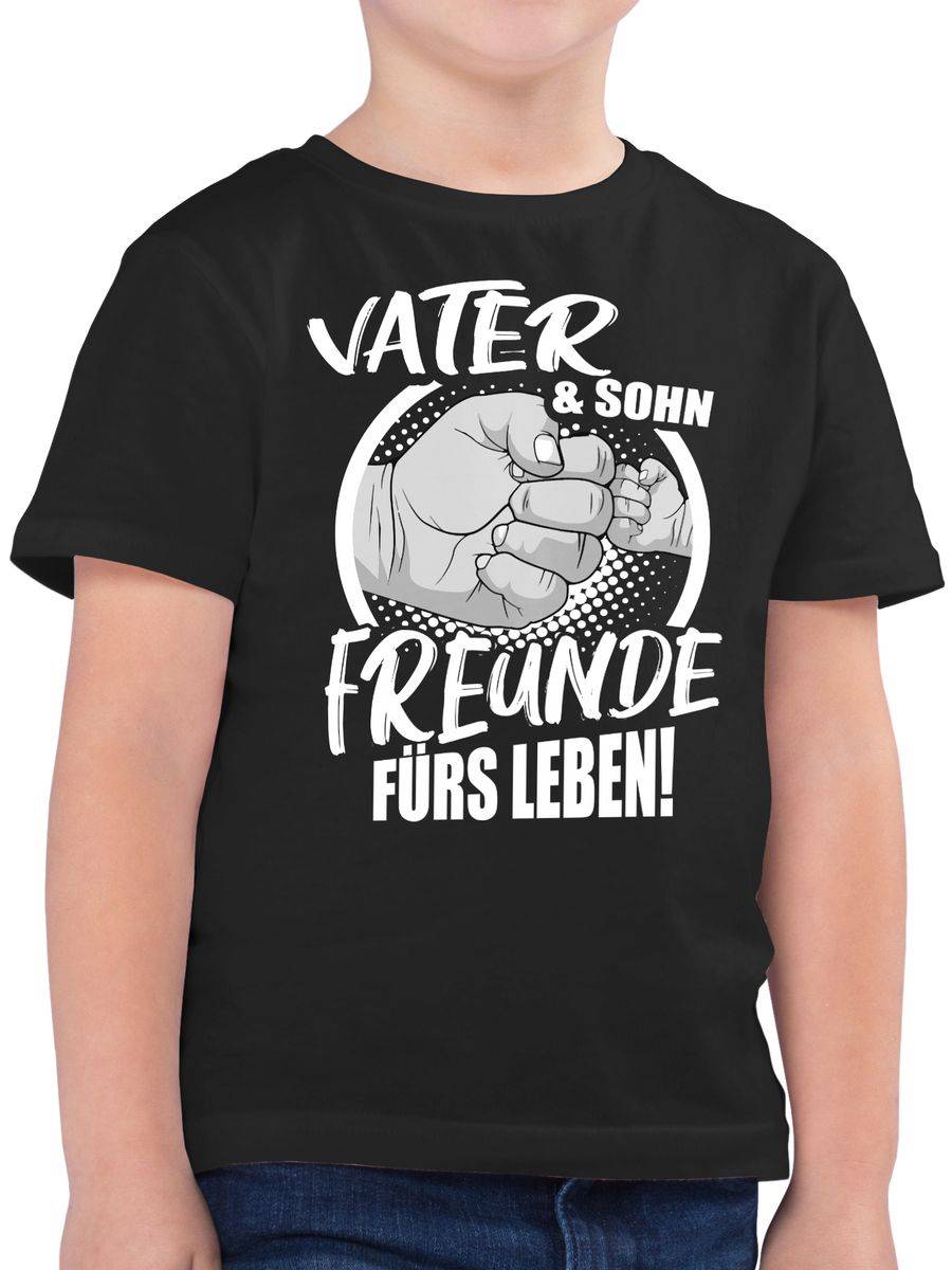 Shirtracer Vater & Sohn Freunde fürs Leben!: Tshirt Rucksack Shirtracer