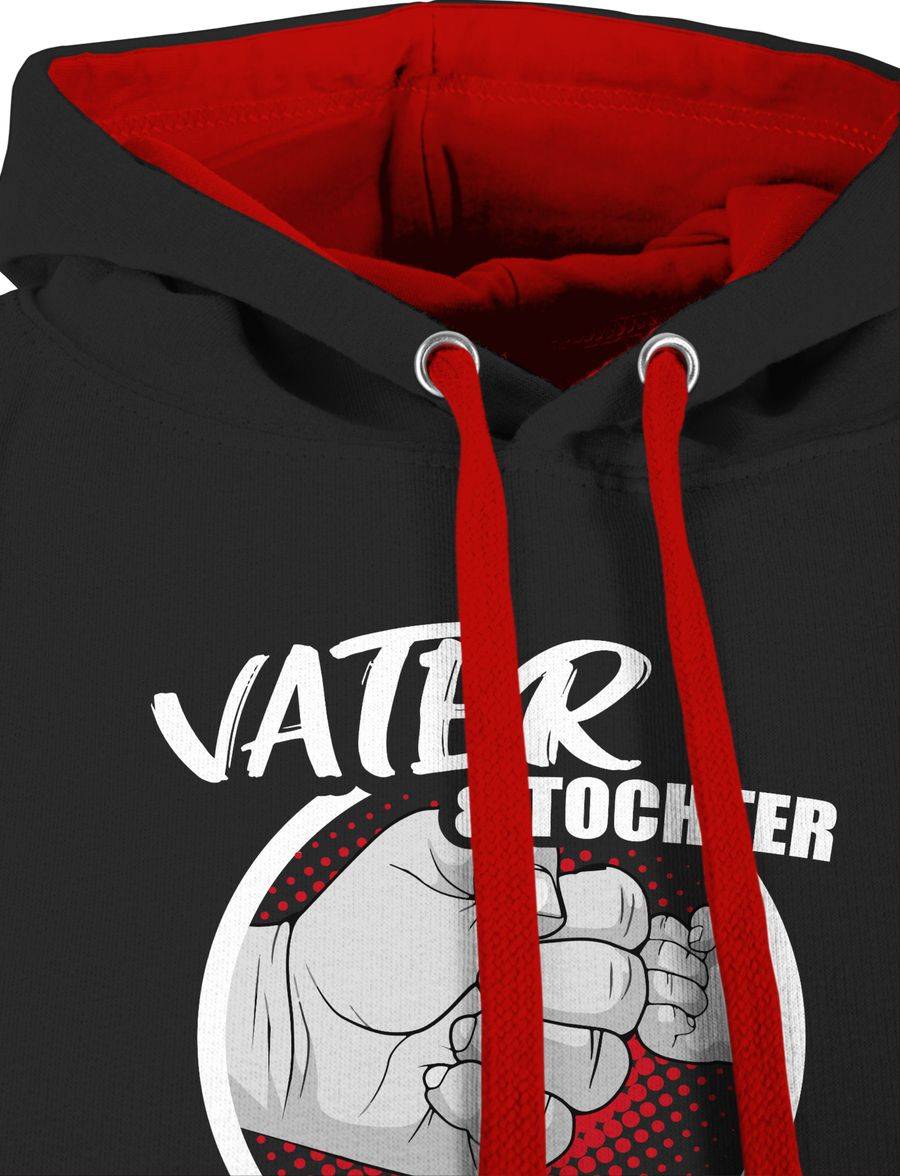 Shirtracer Vater & Tochter Immer Ein Herz & Eine Seele - Weiß/rot: T-Shirt Gym Bag Shirtracer