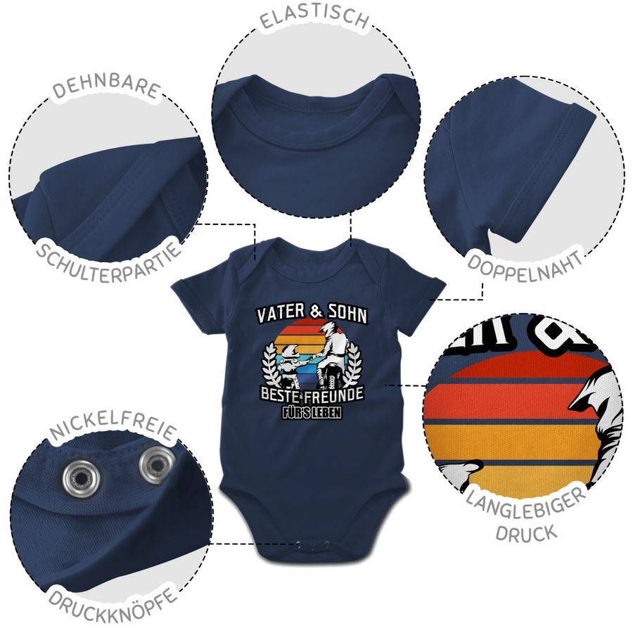Shirtracer Vater Und Sohn - Beste Freunde Für's Leben Motocross Shirts & Mehr Shirtracer