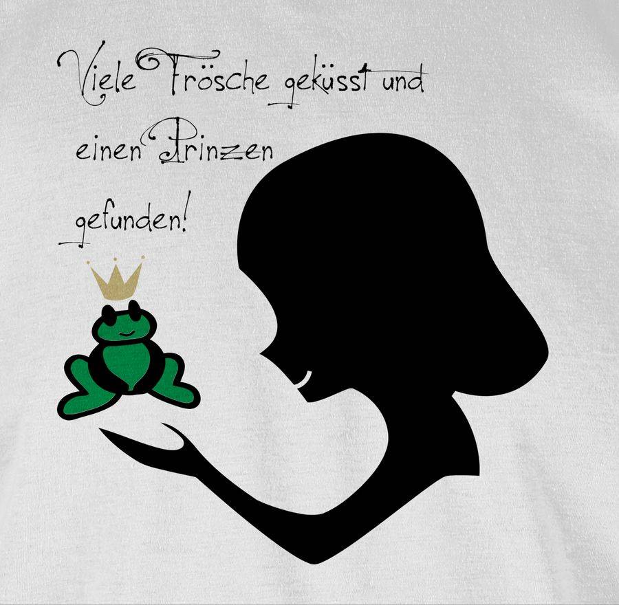 Shirtracer Viele Frösche Geküsst: Tshirt Turnbeutel Shirtracer