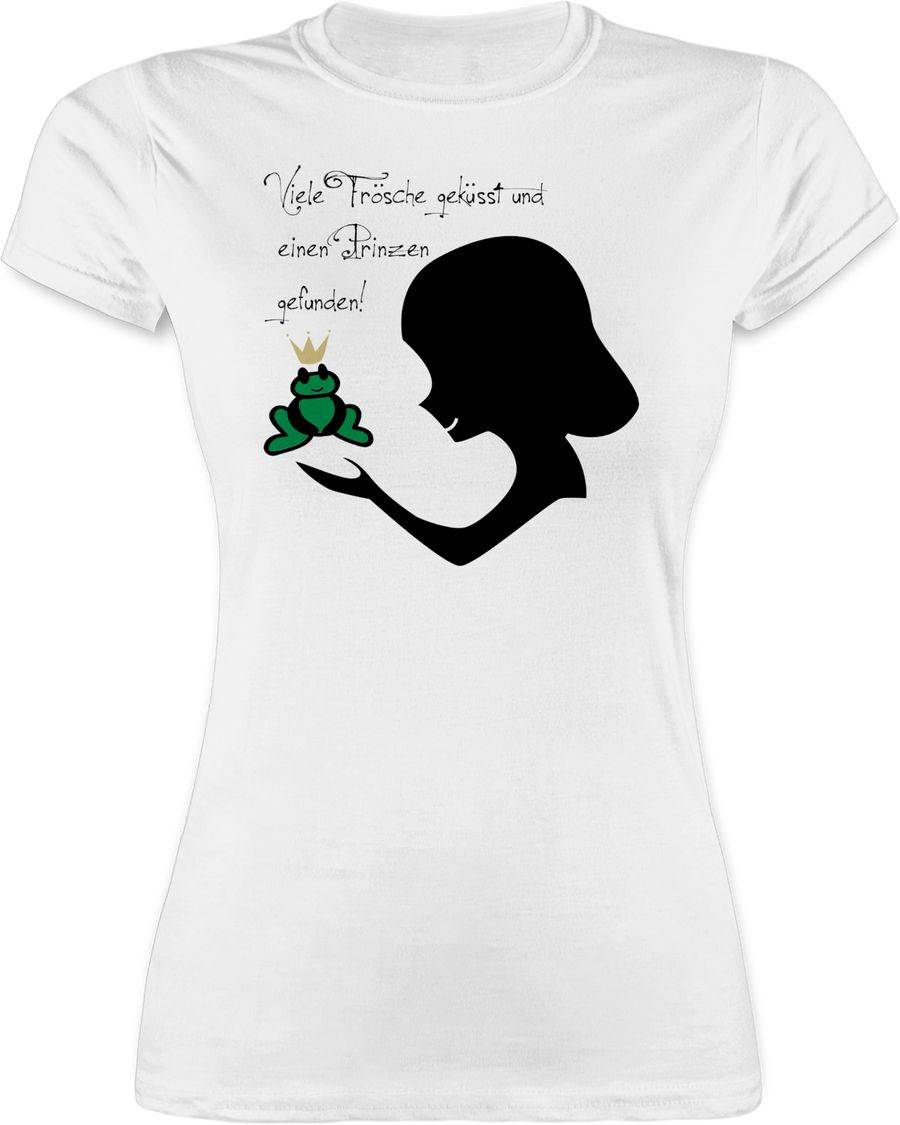 Shirtracer Viele Frösche geküsst: Tshirt Turnbeutel Shirtracer