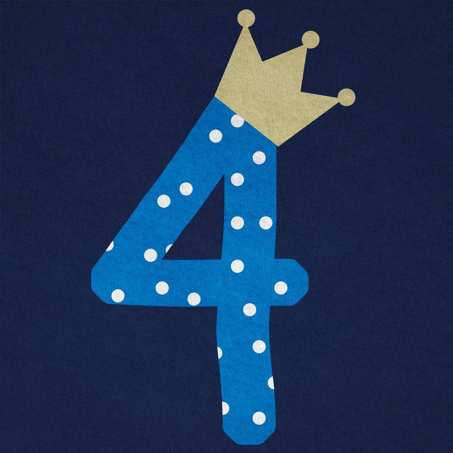 Shirtracer Vier Krone Junge Vierter: T-Shirt Gym Bag Shirtracer