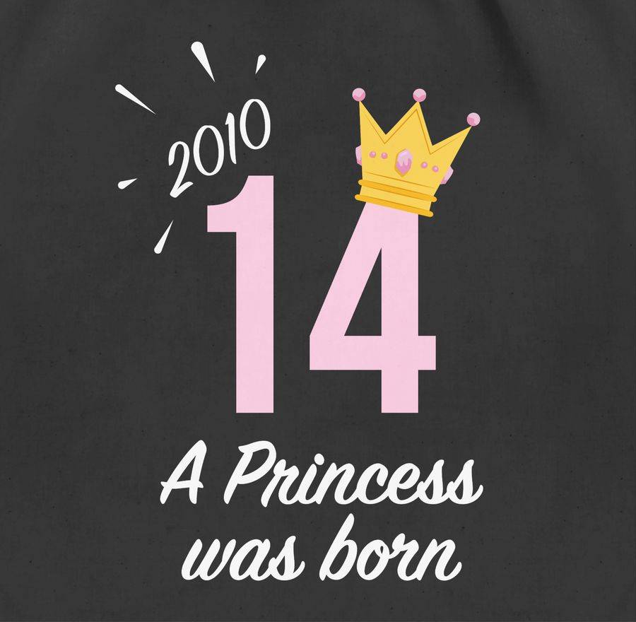 Shirtracer Vierzehnter Mädchen Princess 2010: Tshirt Turnbeutel Shirtracer