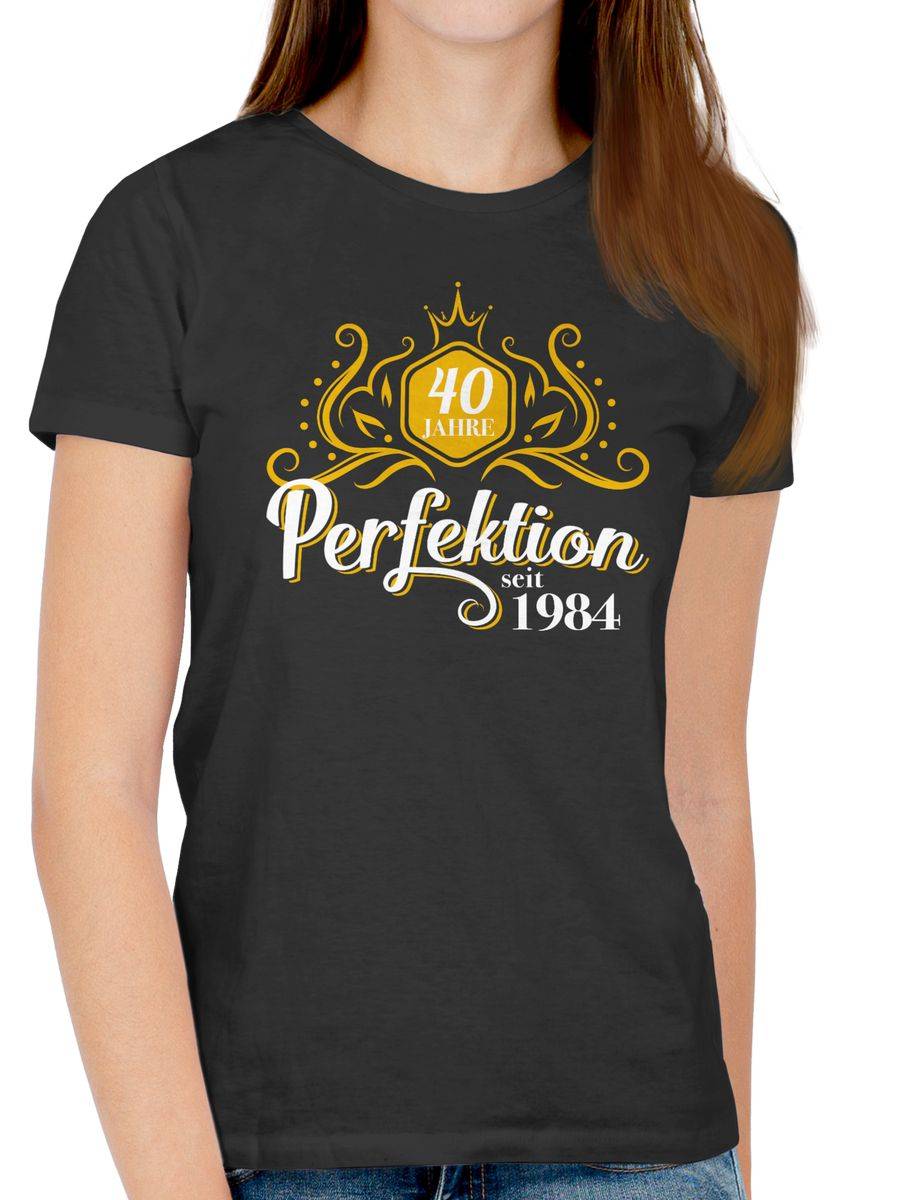 Shirtracer Vierzig Jahre Perfektion 1984 Shirts & Mehr Shirtracer