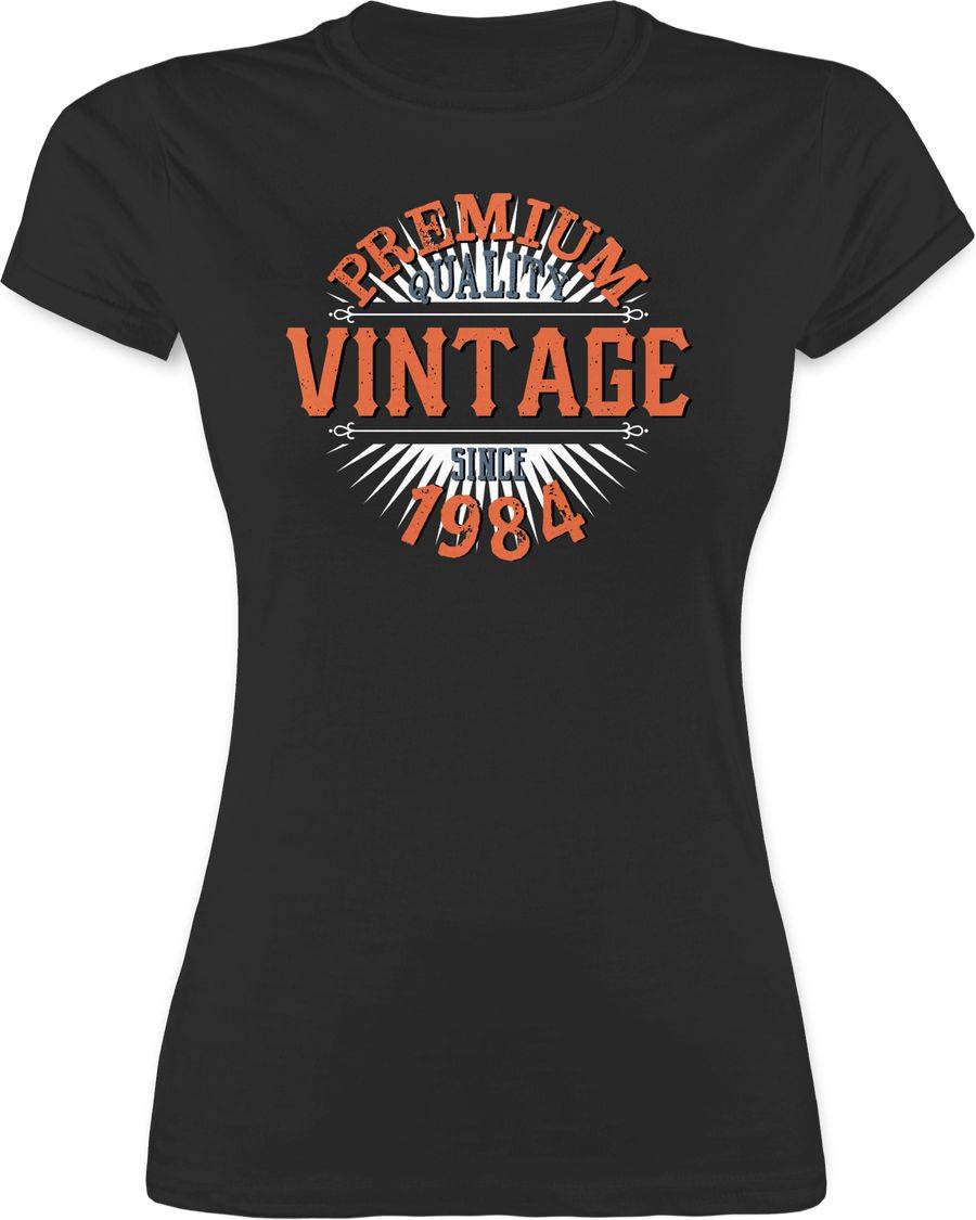 Shirtracer Vierzigster Vintage 1984 Shirts & Mehr Shirtracer