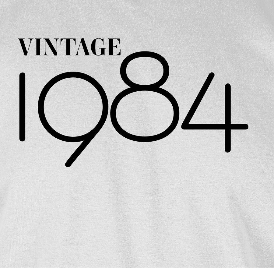 Shirtracer Vintage 1984 Schwarz Shirts & Mehr Shirtracer