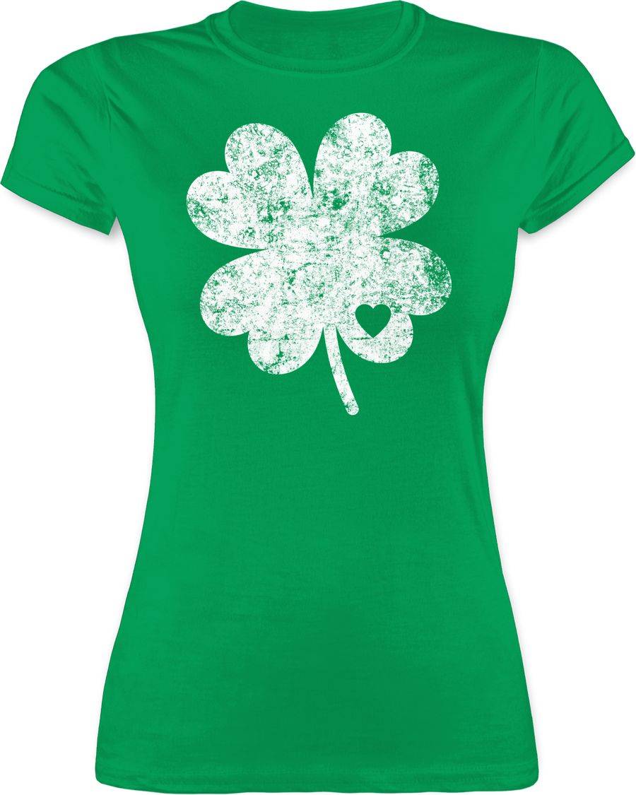 Shirtracer Vintage Kleeblatt mit Herz Shirts & Mehr Shirtracer