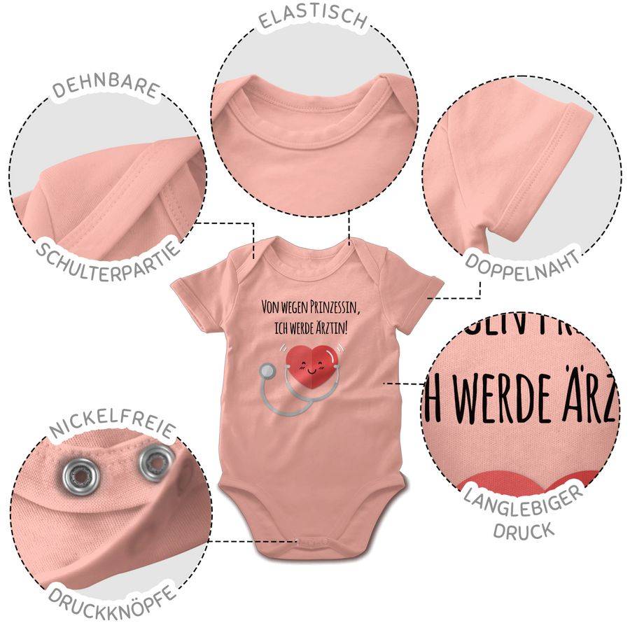 Shirtracer Von Wegen Prinzessin, Ärztin!: T-Shirt Rucksack Shirtracer