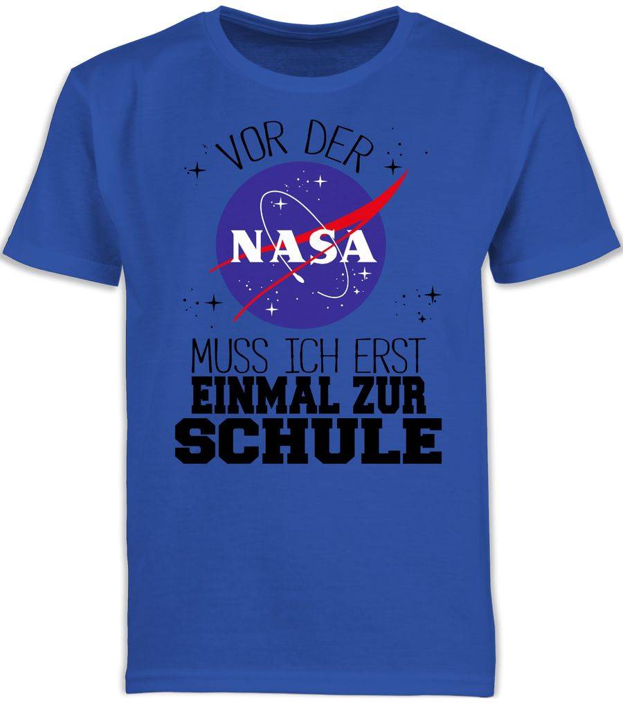 Shirtracer Vor der Nasa muss ich erst einmal zur Schule schwarz Shirts & Mehr Shirtracer