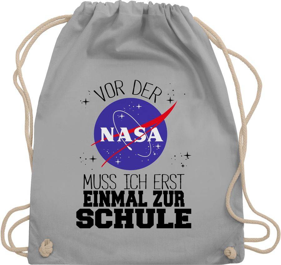 Shirtracer Vor der Nasa muss ich erst einmal zur Schule schwarz Shirts & Mehr Shirtracer