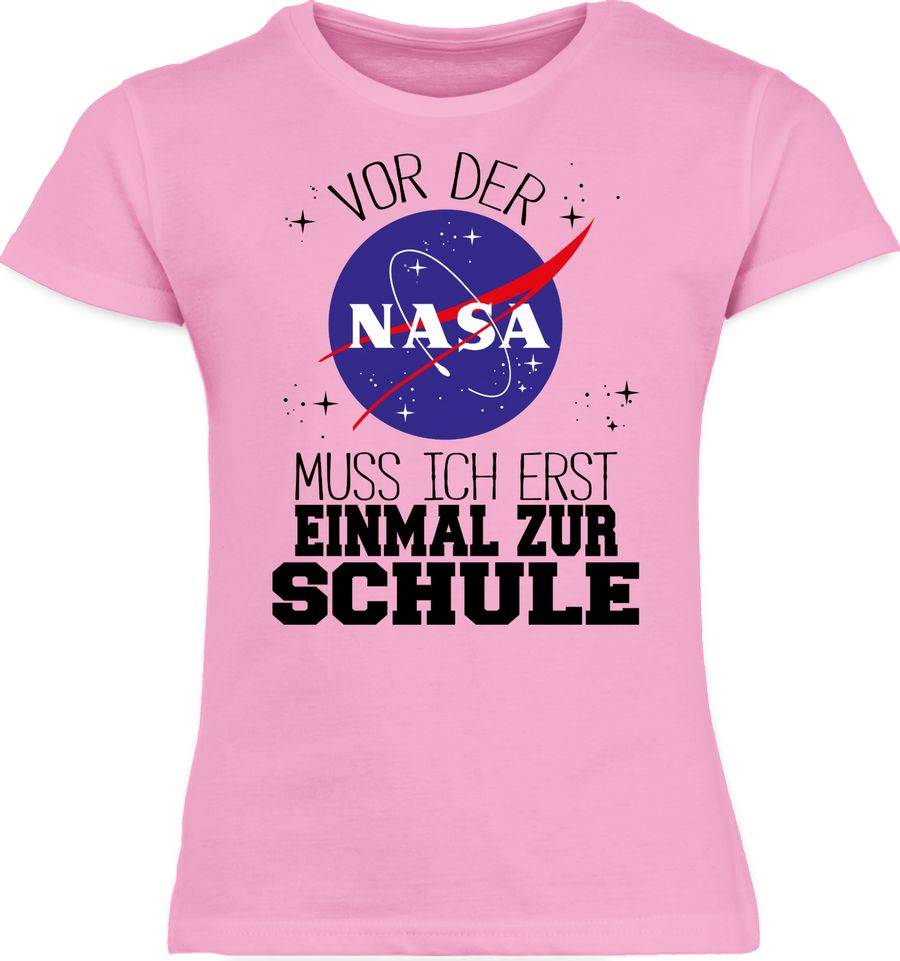 Shirtracer Vor der Nasa muss ich erst einmal zur Schule schwarz Shirts & Mehr Shirtracer