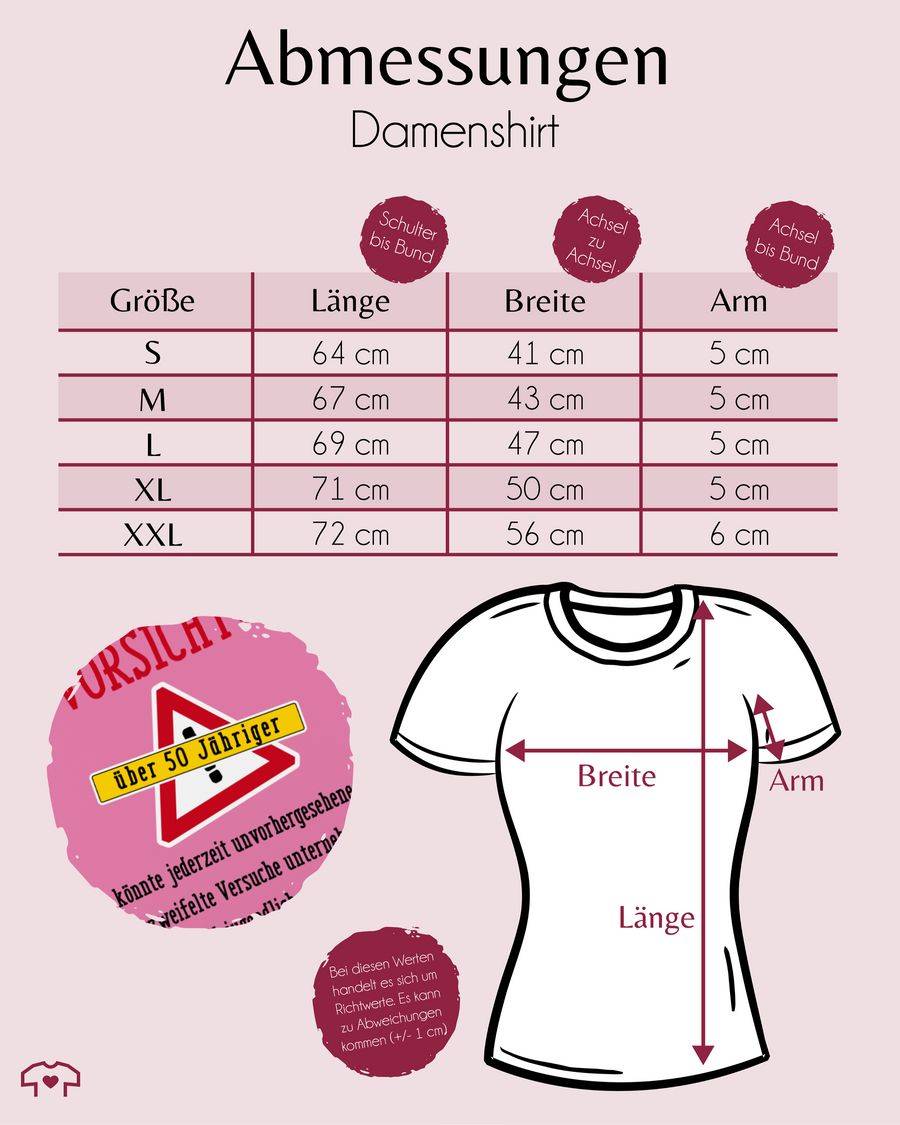 Shirtracer Vorsicht Fünfzigjähriger Fun Geschenk: Tshirt Gym Bag Shirtracer