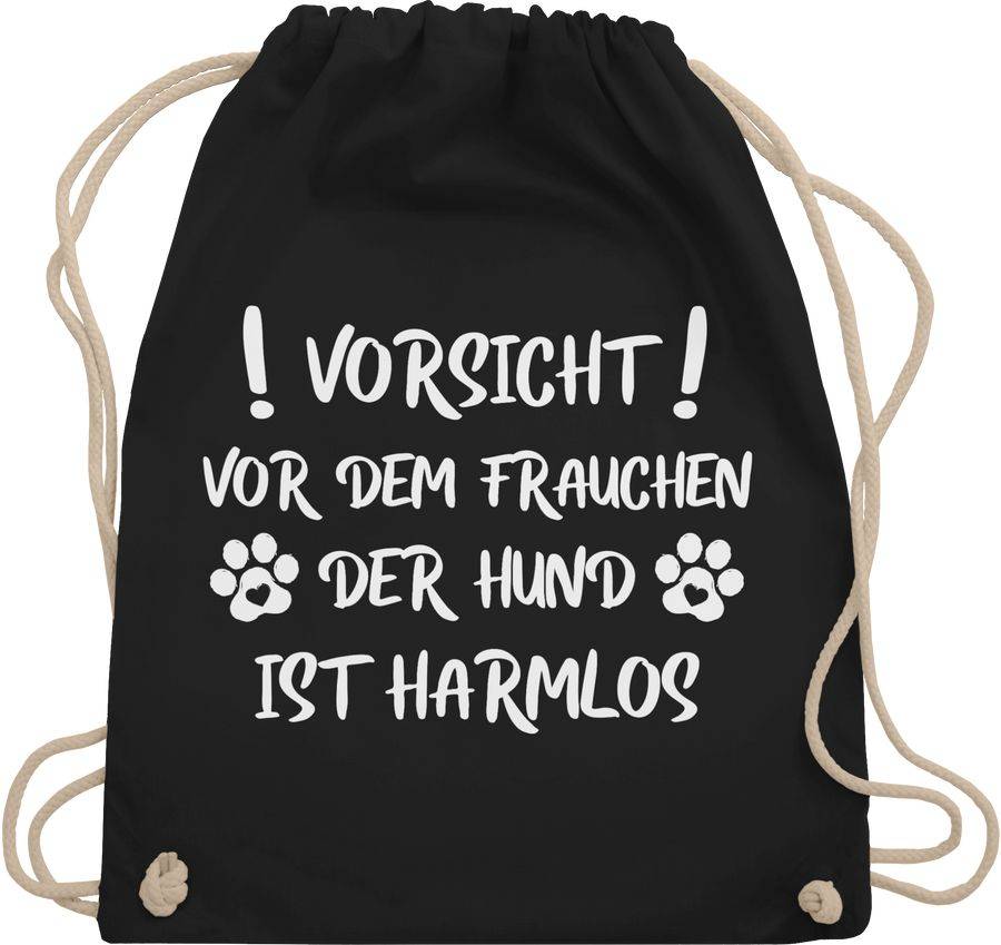 Shirtracer Vorsicht vor dem Frauchen der Hund ist harmlos - Pfoten - Weiß Shirts & Mehr Shirtracer
