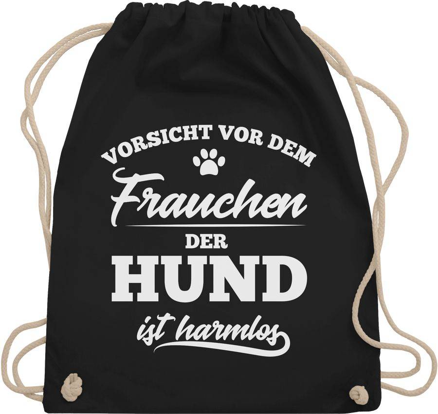 Shirtracer Vorsicht vor dem Frauchen der Hund ist harmlos Shirts & Mehr Shirtracer