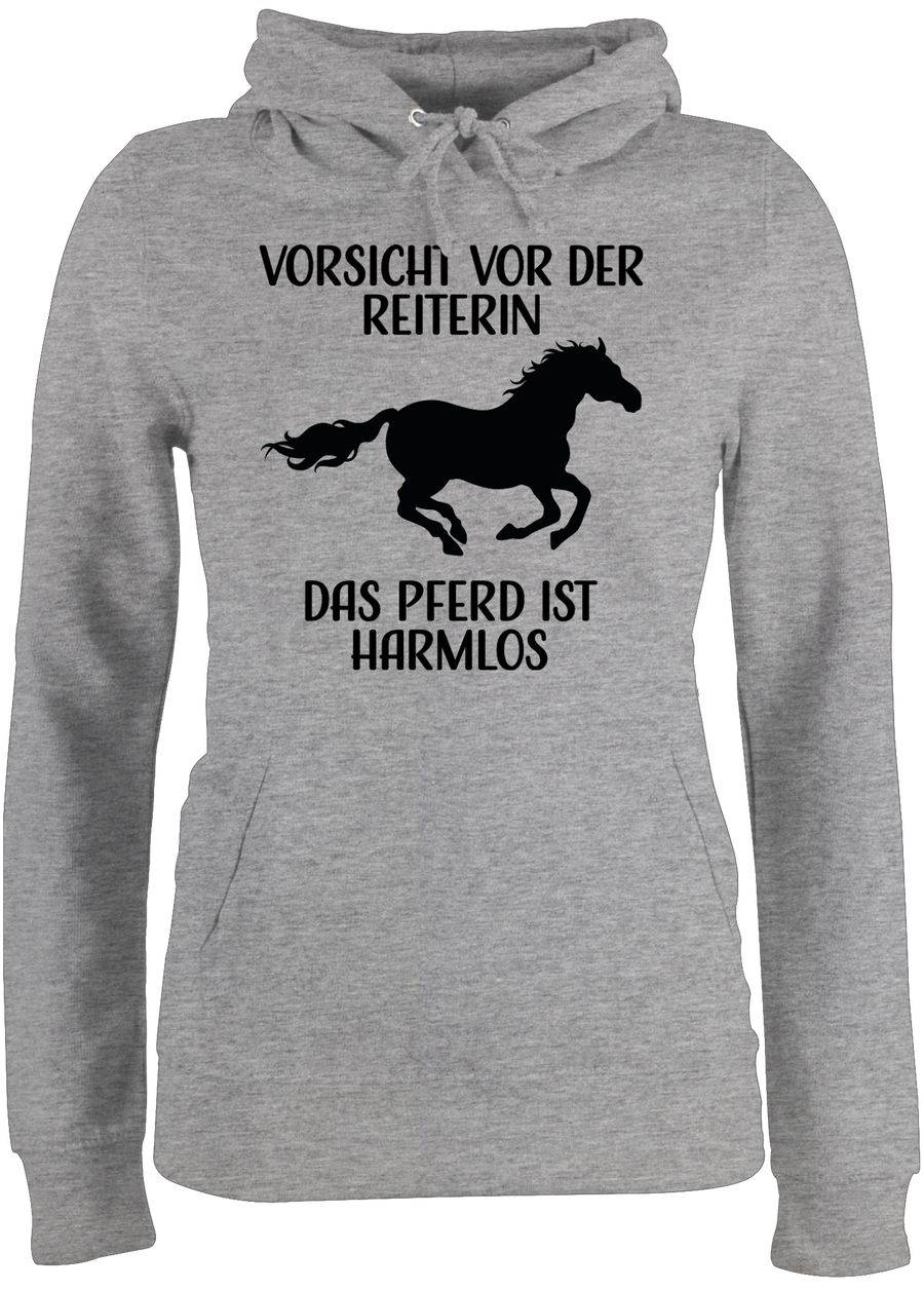 Shirtracer Vorsicht vor der Reiterin - Das Pferd ist Harmlos - schwarz: Tshirt Turnbeutel Shirtracer