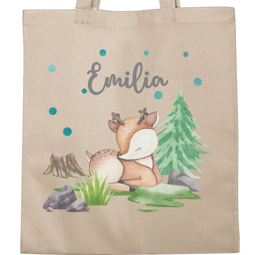 Shirtracer Waldtier Reh Rehlein: T-Shirt Gym Bag Shirtracer