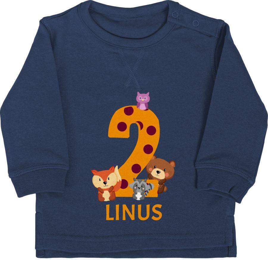 Shirtracer Waldtiere - Bär Waschbär Fuchs Eule zum Zweiten: Tshirt Turnbeutel Shirtracer