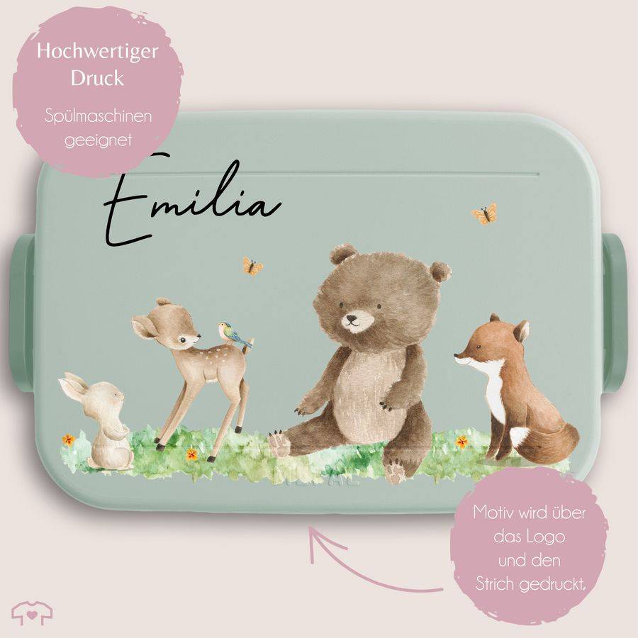 Shirtracer Waldtiere Tiere Wald Tier Hase Reh Bär Fuchs Shirts & Mehr Shirtracer