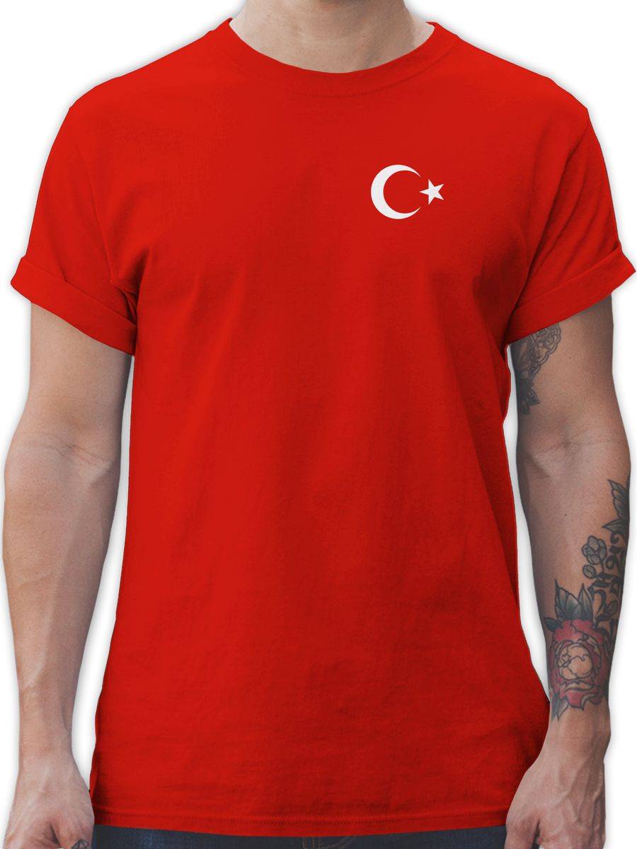Shirtracer Wappen Türkei Logo Turkey Türkiye Shirtracer
