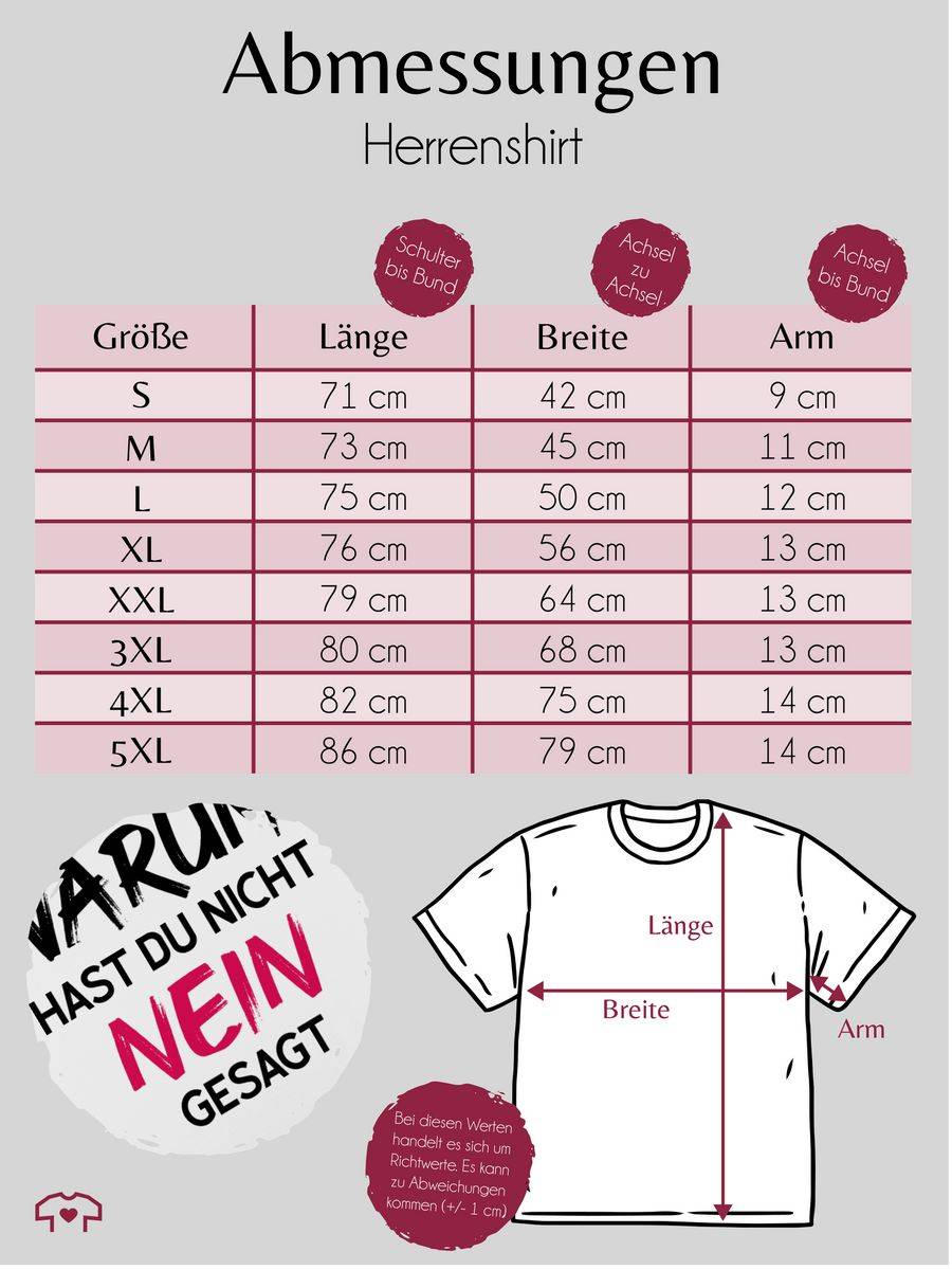 Shirtracer Warum Hast Du Nicht Nein Gesagt Fuchsia Schwarz Shirts & Mehr Shirtracer