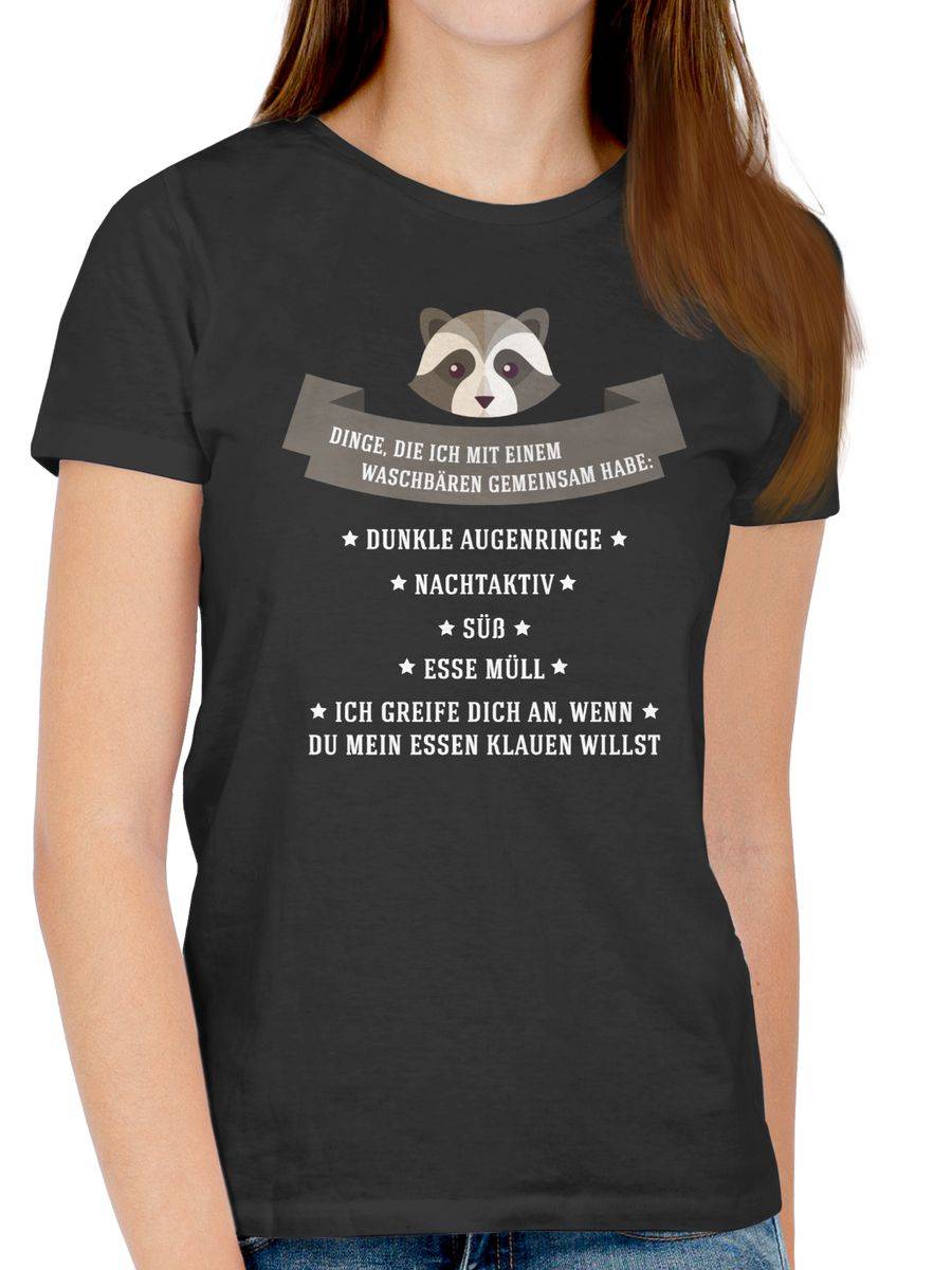 Shirtracer Waschbär Gemeinsamkeiten Shirts & Mehr Shirtracer