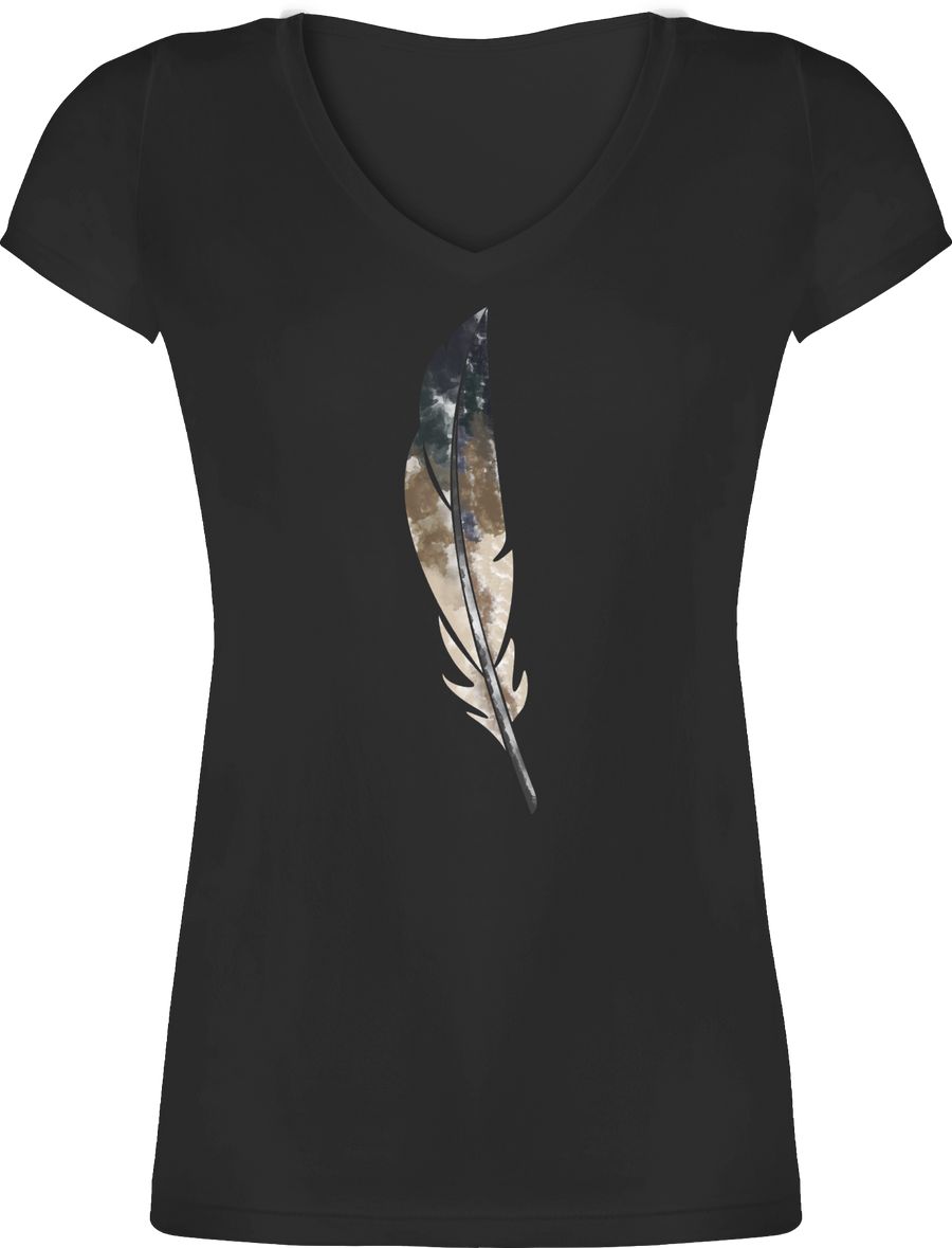 Shirtracer Wasserfarben Feder Shirts & Mehr Shirtracer