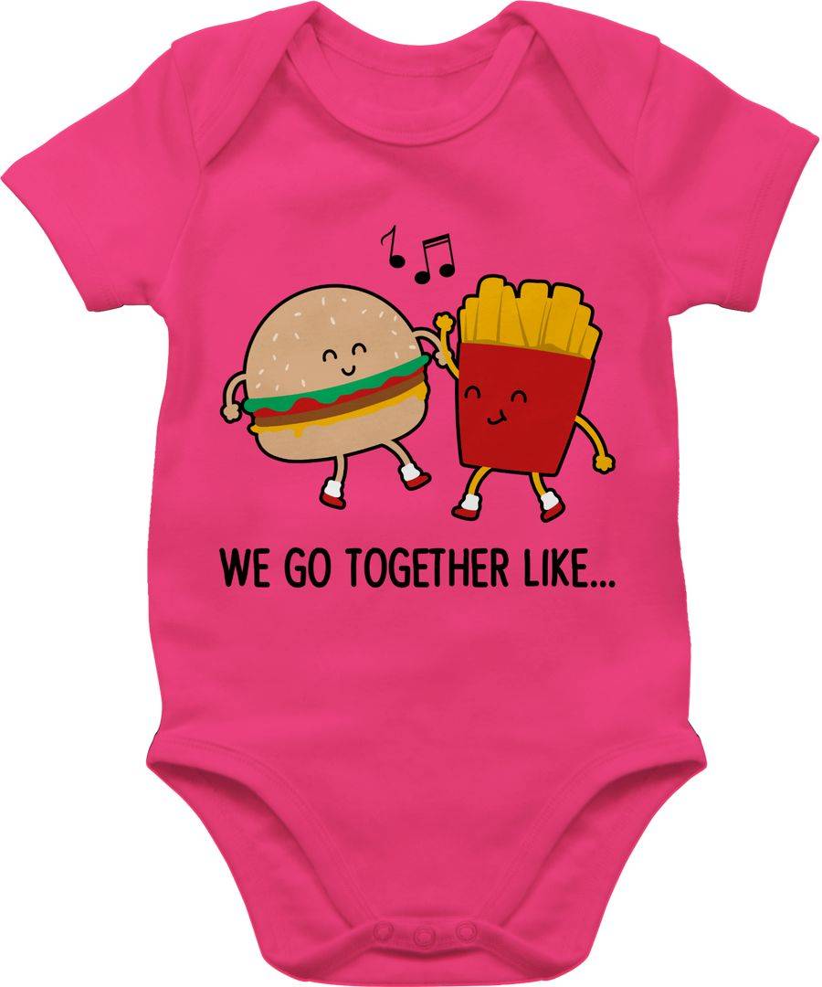 Shirtracer We go together like Burger und Pommes Shirts & Mehr Shirtracer