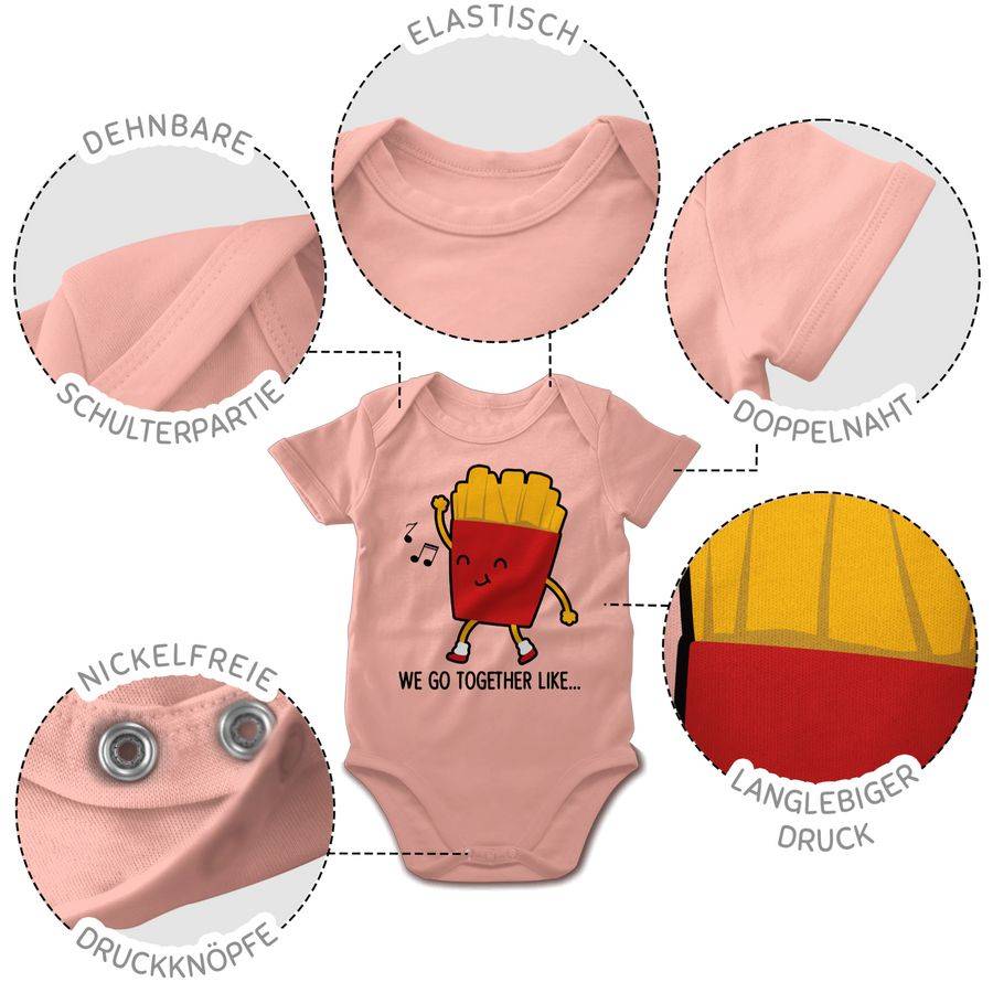 Shirtracer We Go Together Like Pommes Shirts & Mehr Shirtracer