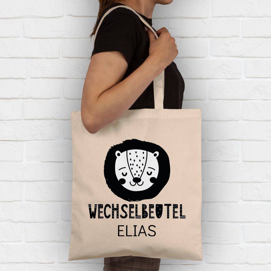 Shirtracer Wechselbeutel Löwe: T-Shirt Rucksack Shirtracer