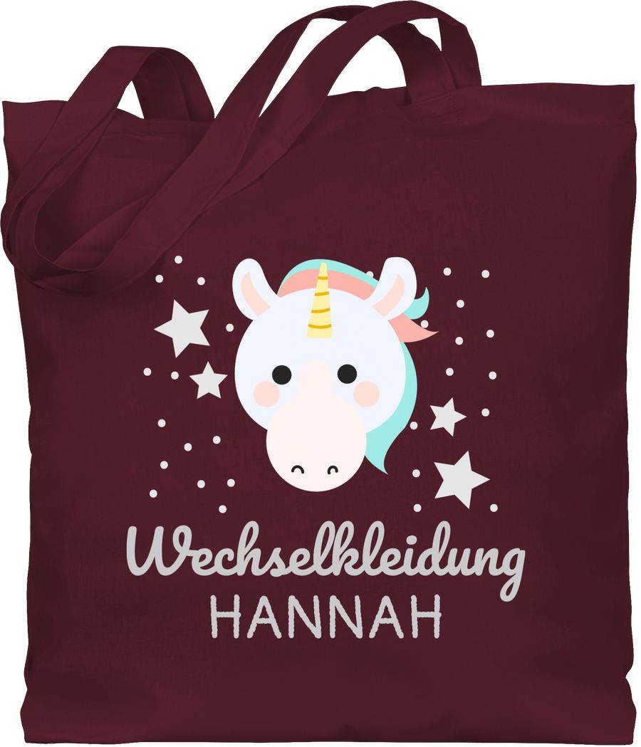 Shirtracer Wechselkleidung Einhorn: T-Shirt Turnbeutel Shirtracer