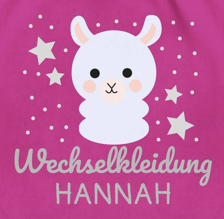 Shirtracer Wechselkleidung Lama: T-Shirt Gym Bag Shirtracer