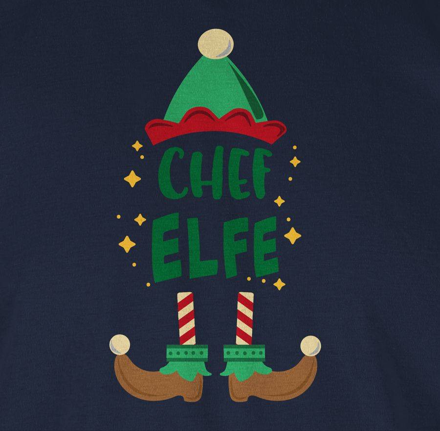 Shirtracer Weihnachten Chef Elfe - Bunt: T-Shirt Gym Bag Shirtracer