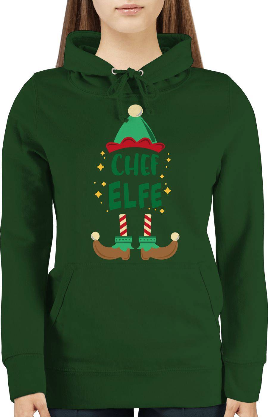 Shirtracer Weihnachten Chef Elfe - Bunt: T-Shirt Gym Bag Shirtracer