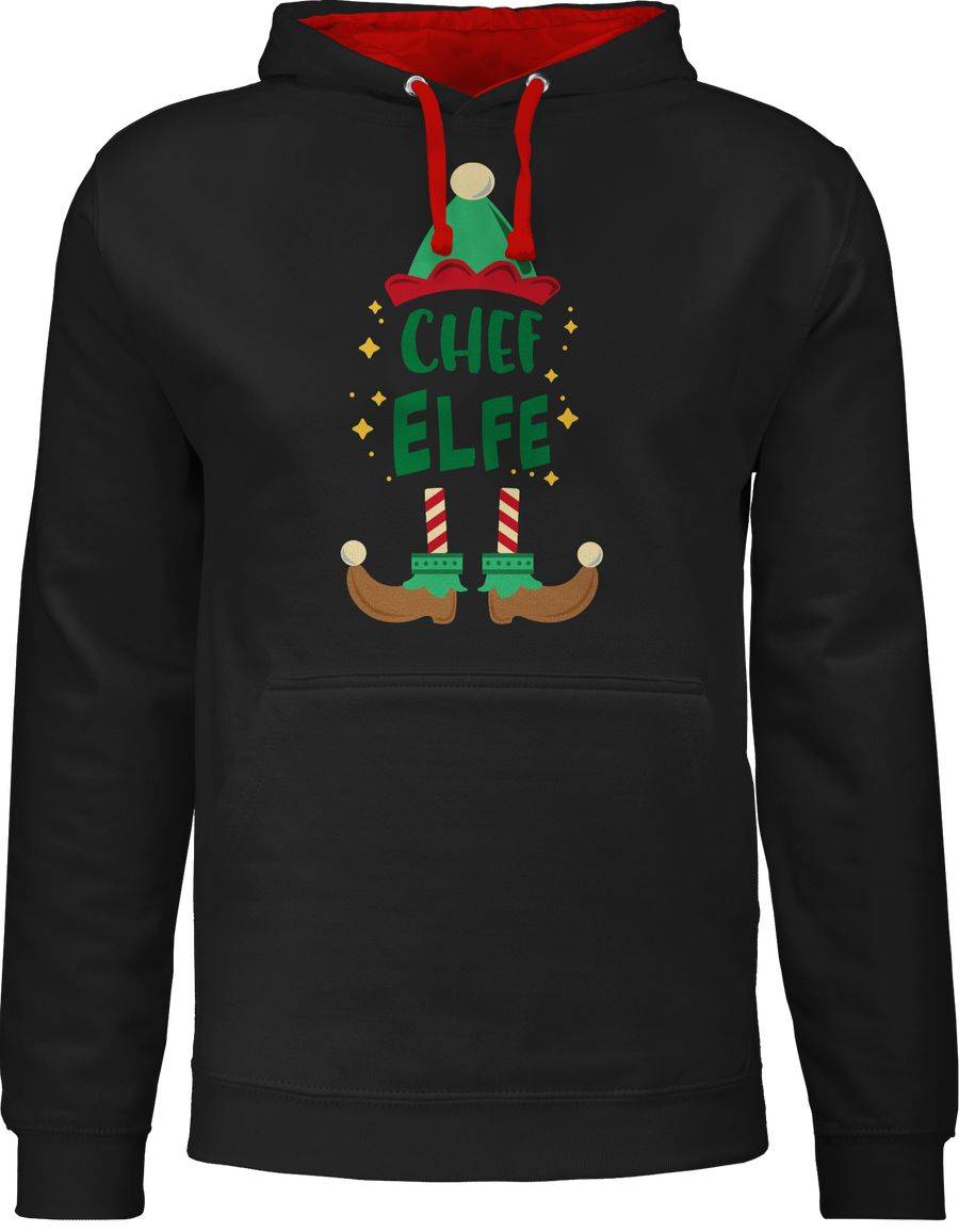 Shirtracer Weihnachten Chef Elfe - bunt: T-Shirt Gym Bag Shirtracer