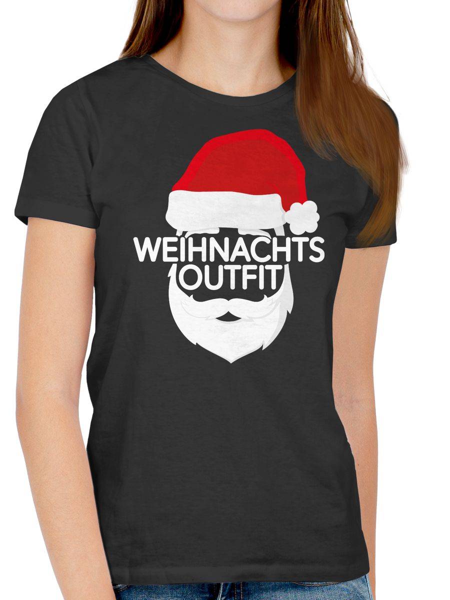 Shirtracer Weihnachtsoutfit Mit Weihnachtsmütze Shirts & Mehr Shirtracer
