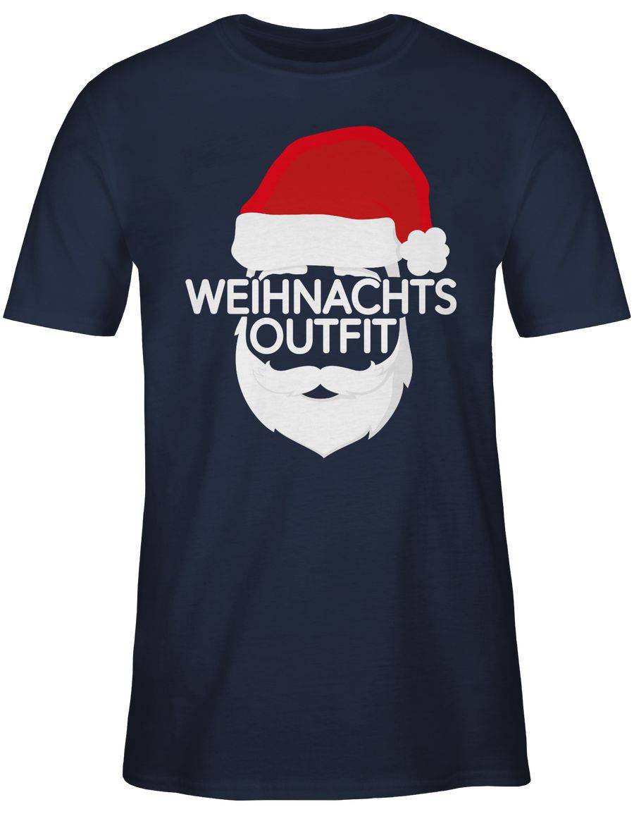 Shirtracer Weihnachtsoutfit mit Weihnachtsmütze Shirts & Mehr Shirtracer