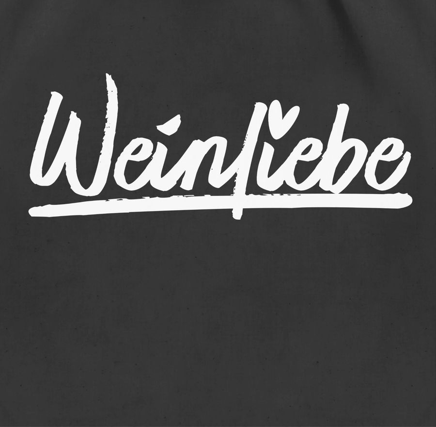 Shirtracer Weinliebe Schriftzug - Weiß Shirts & Mehr Shirtracer