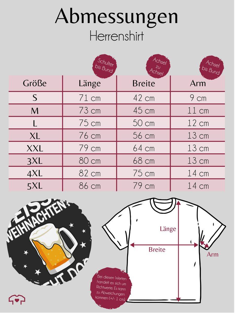 Shirtracer Weiße Weihnachten? Geht Doch! Bierkrug Bierschaum Shirts & Mehr Shirtracer