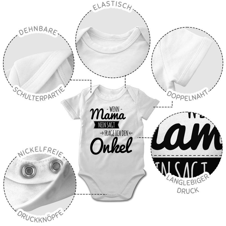 Shirtracer Wenn Mama Nein Sagt Frag Ich Den Onkel Shirts & Mehr Shirtracer