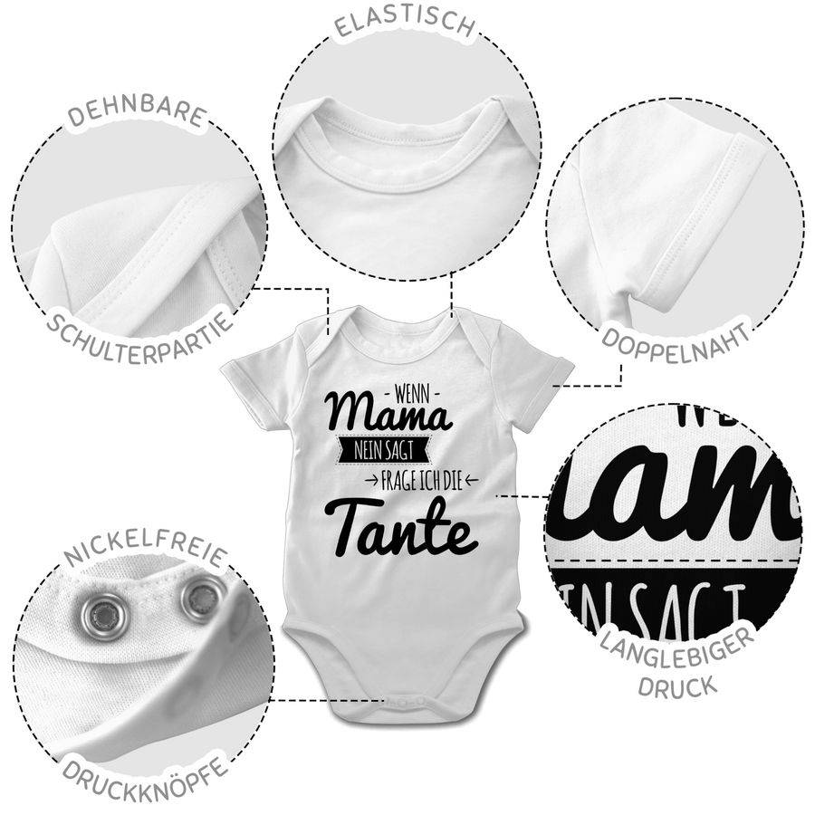 Shirtracer Wenn Mama Nein Sagt Frag Ich Die Tante Shirts & Mehr Shirtracer