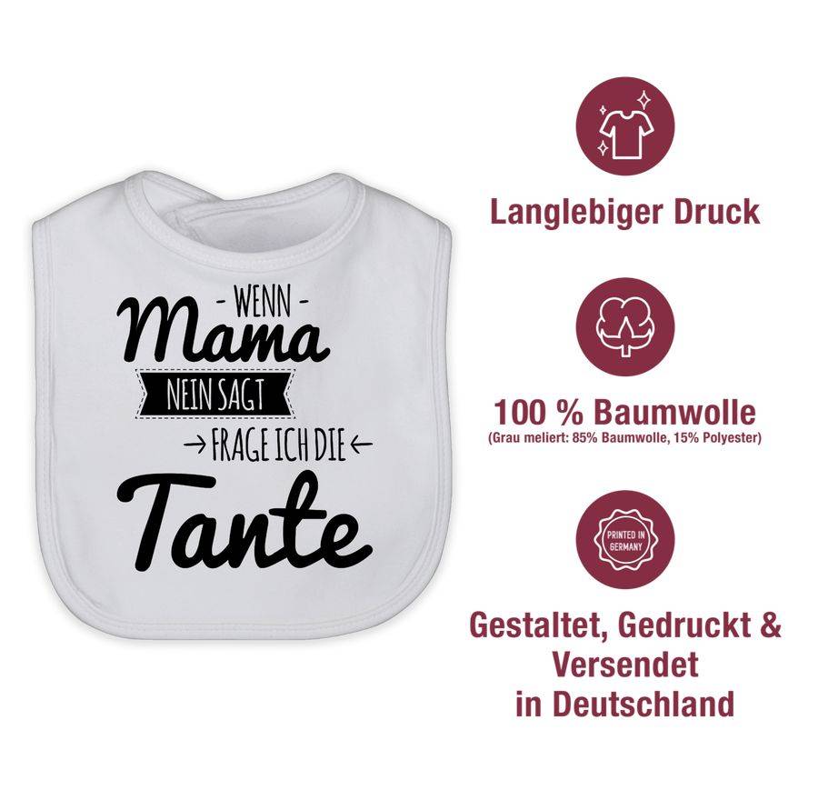 Shirtracer Wenn Mama Nein Sagt Frag Ich Die Tante Shirts & Mehr Shirtracer
