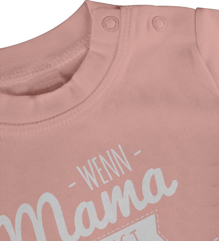 Shirtracer Wenn Mama Nein Sagt Frag Ich Die Tante - Weiß: T-Shirt Turnbeutel Shirtracer
