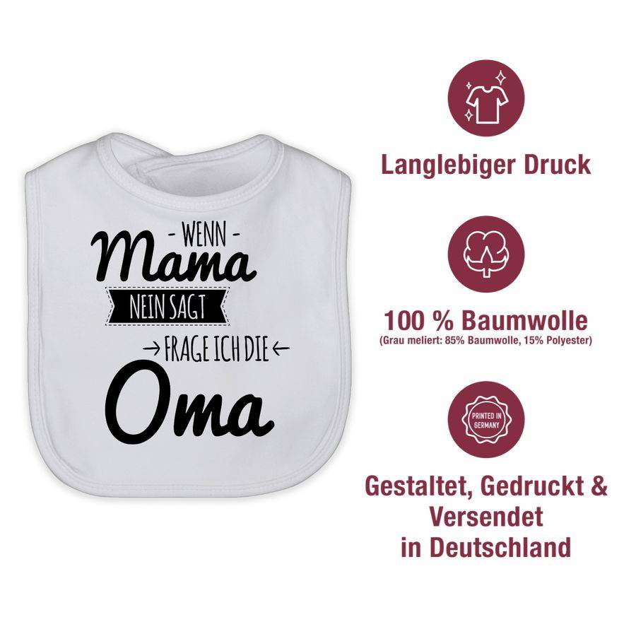 Shirtracer Wenn Mama Nein Sagt Frag Ich Oma Shirts & Mehr Shirtracer
