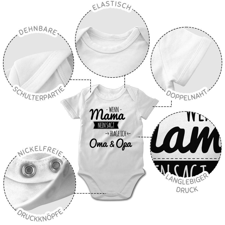 Shirtracer Wenn Mama Nein Sagt Frag Ich Oma Und Opa Shirts & Mehr Shirtracer