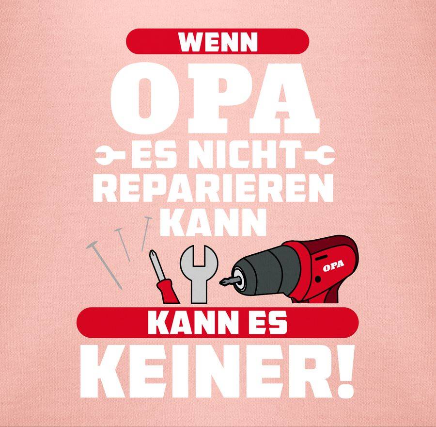 Shirtracer Wenn Opa Es Nicht Reparieren Kann Kann Es Keiner Rot: Tshirt Gym Bag Shirtracer